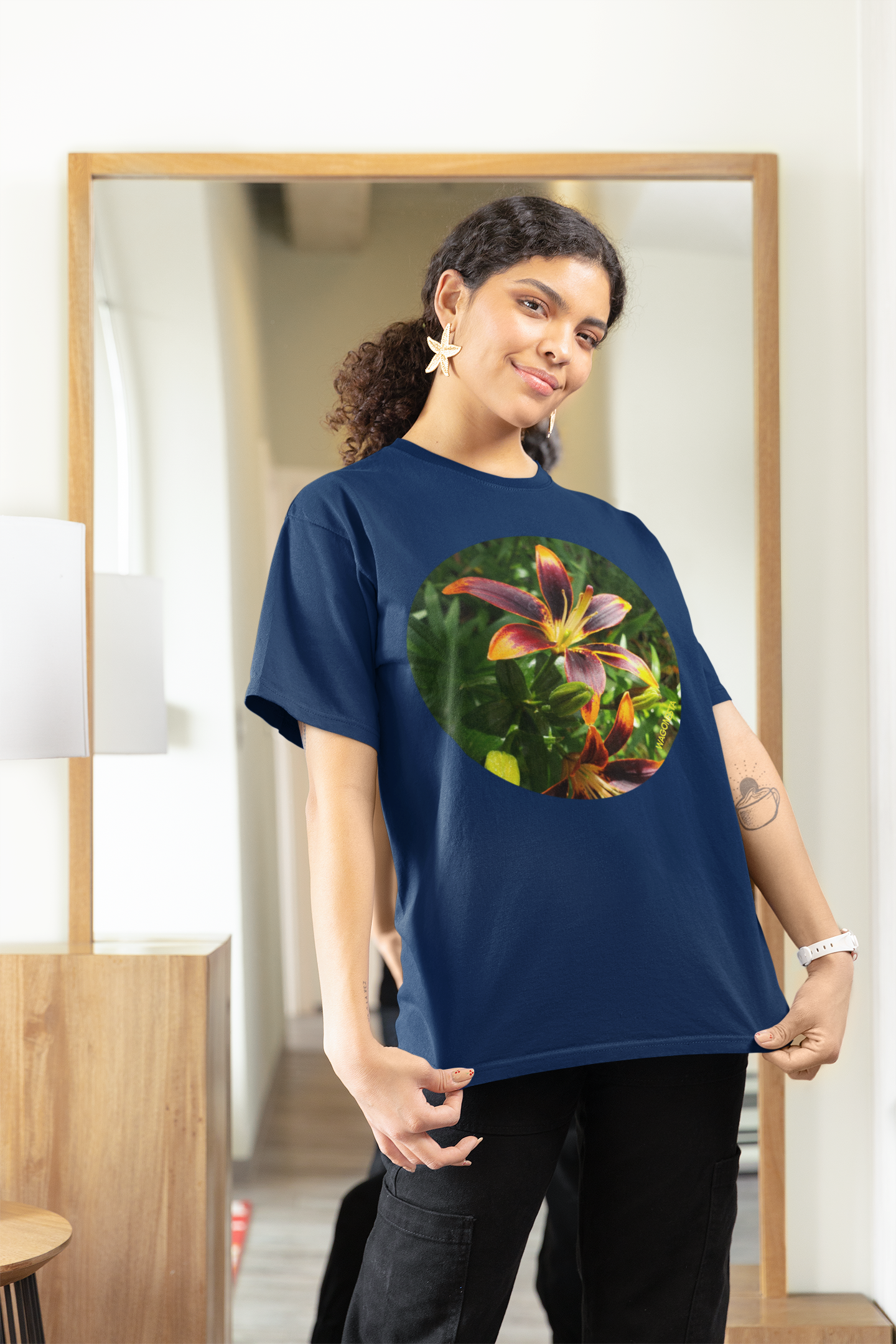 Lilies - Women's Softstyle Tee - Gildan + Mug 'n Tee
