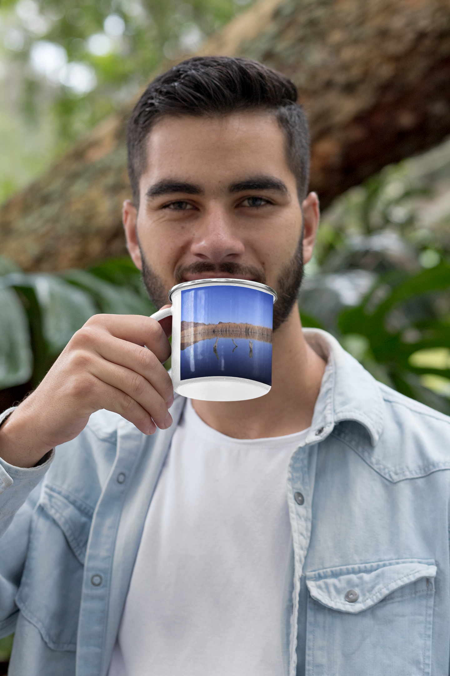 Enamel Mug - Wagonesta - Reflective Water