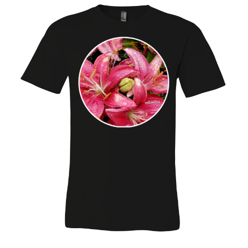 Raindrops on Lilies - Unisex Jersey Short Sleeve Tee - Bella+Canvas+Mug 'n Tee