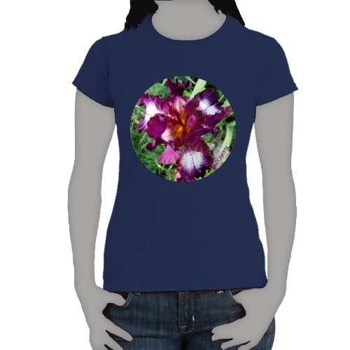 Variegated Iris- Women's Softstyle Tee - Gildan+ Mug 'n Tee