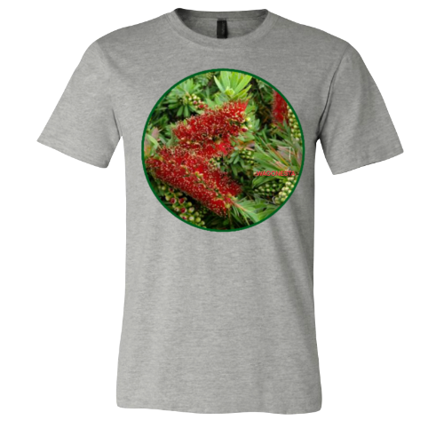 Gold Tipped Bottlebrush - Unisex Jersey Short Sleeve Tee - Bella+Canvas +Mug 'n Tee