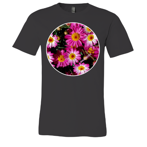 Pink Posies - Unisex Jersey Short Sleeve Tee - Bella+Canvas + Mug 'n Tee