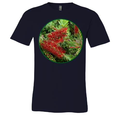 Gold Tipped Bottlebrush - Unisex Jersey Short Sleeve Tee - Bella+Canvas +Mug 'n Tee