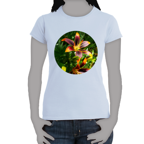Lilies - Women's Softstyle Tee - Gildan + Mug 'n Tee