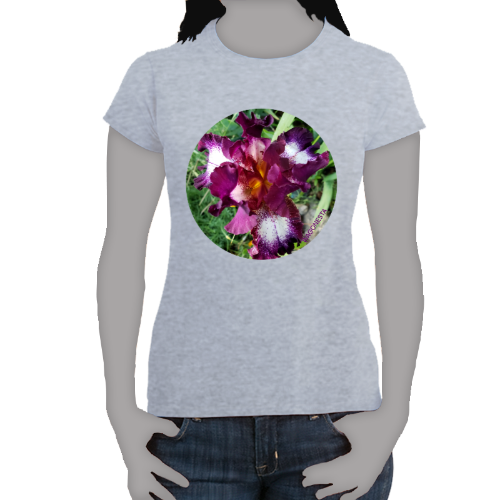 Variegated Iris- Women's Softstyle Tee - Gildan+ Mug 'n Tee