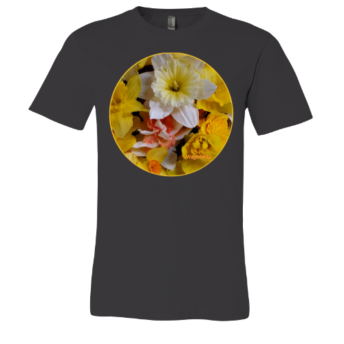 Daffodil Mixed Bouquet -Unisex Jersey Short Sleeve Tee - Bella+Canvas+Mug 'n Tee