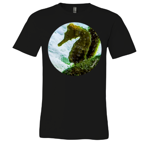 Seahorse - Unisex Jersey Short Sleeve Tee - Bella+Canvas + Mug 'n Tee