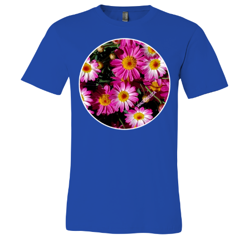 Pink Posies - Unisex Jersey Short Sleeve Tee - Bella+Canvas + Mug 'n Tee