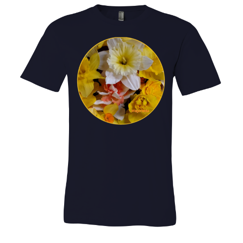 Daffodil Mixed Bouquet -Unisex Jersey Short Sleeve Tee - Bella+Canvas+Mug 'n Tee
