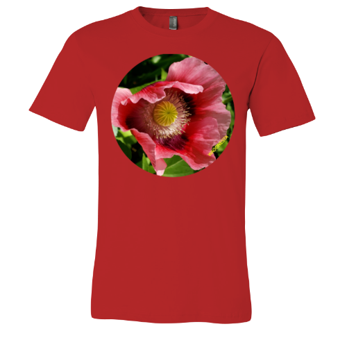 Oriental Poppy - Unisex Jersey Short Sleeve Tee - Bella+Canvas +Mug 'n Tee