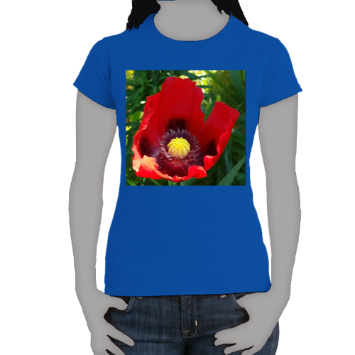 Poppies - Women's Softstyle Tee - Gildan + Mug 'n Tee