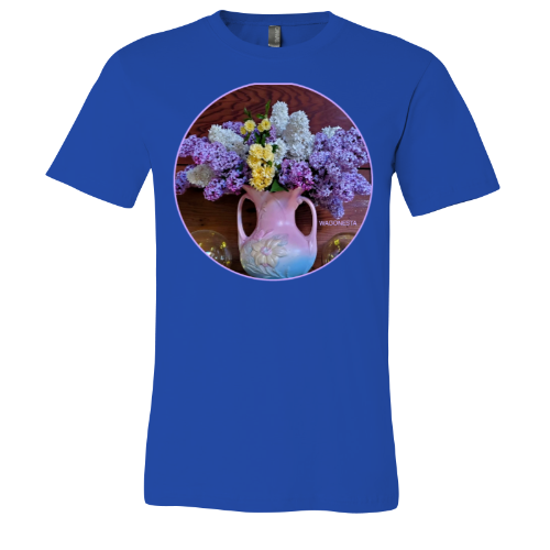 Lilacs in a Vase - Unisex Jersey Short Sleeve Tee - Bella+Canvas+ Mug 'n Tee