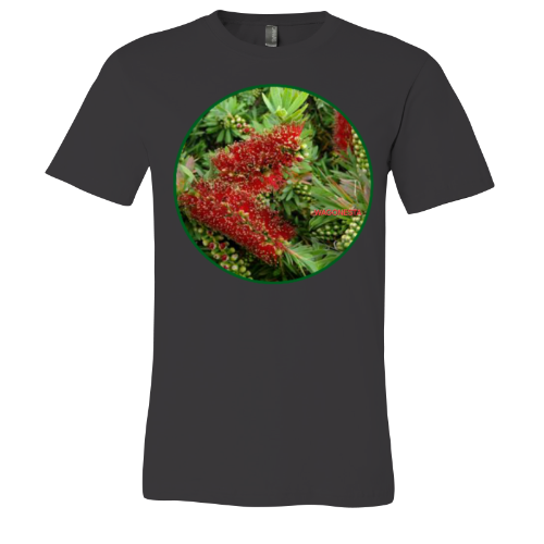 Gold Tipped Bottlebrush - Unisex Jersey Short Sleeve Tee - Bella+Canvas +Mug 'n Tee