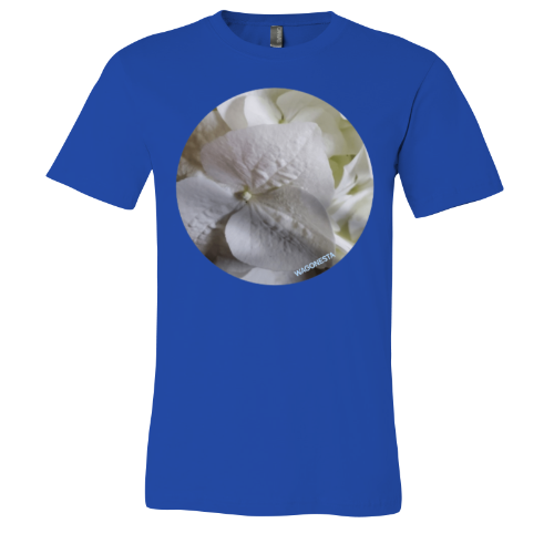 White Hydrangea- Unisex Jersey Short Sleeve Tee - Bella+Canvas + Mug 'n Tee