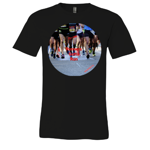 Runners gotta Run - Unisex Jersey Short Sleeve Tee - Bella+Canvas+Mug 'n Tee
