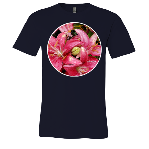 Raindrops on Lilies - Unisex Jersey Short Sleeve Tee - Bella+Canvas+Mug 'n Tee