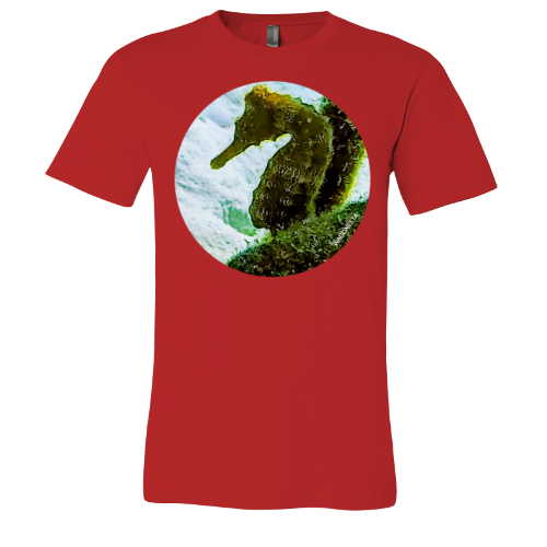 Seahorse - Unisex Jersey Short Sleeve Tee - Bella+Canvas + Mug 'n Tee