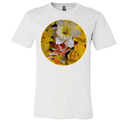 Daffodil Mixed Bouquet -Unisex Jersey Short Sleeve Tee - Bella+Canvas+Mug 'n Tee