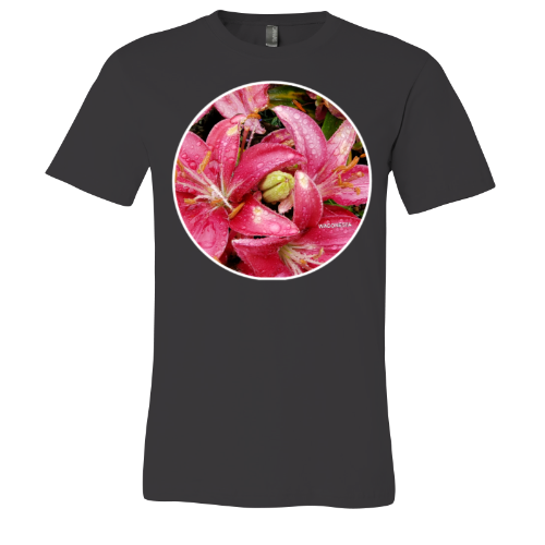Raindrops on Lilies - Unisex Jersey Short Sleeve Tee - Bella+Canvas+Mug 'n Tee