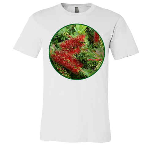 Gold Tipped Bottlebrush - Unisex Jersey Short Sleeve Tee - Bella+Canvas +Mug 'n Tee