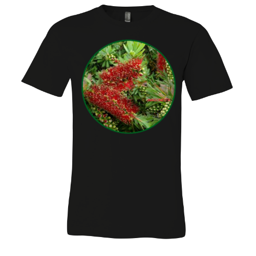 Gold Tipped Bottlebrush - Unisex Jersey Short Sleeve Tee - Bella+Canvas +Mug 'n Tee