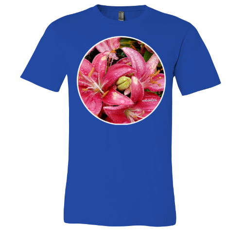 Raindrops on Lilies - Unisex Jersey Short Sleeve Tee - Bella+Canvas+Mug 'n Tee