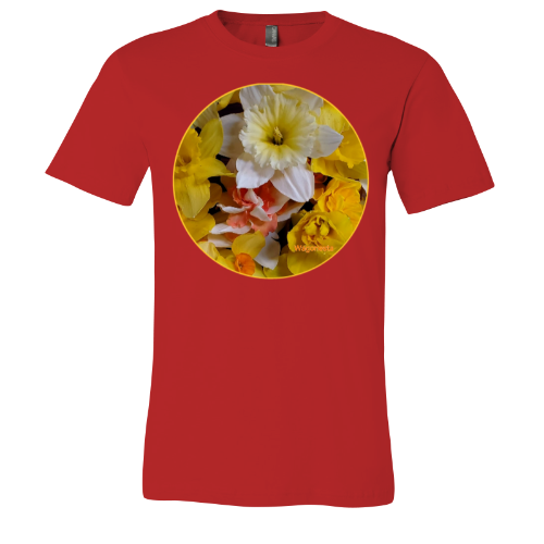 Daffodil Mixed Bouquet -Unisex Jersey Short Sleeve Tee - Bella+Canvas+Mug 'n Tee
