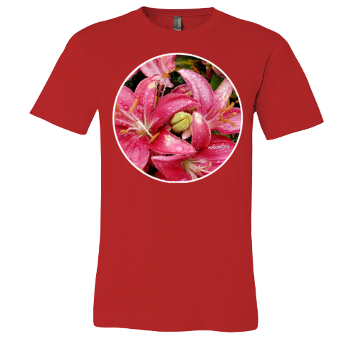 Raindrops on Lilies - Unisex Jersey Short Sleeve Tee - Bella+Canvas+Mug 'n Tee