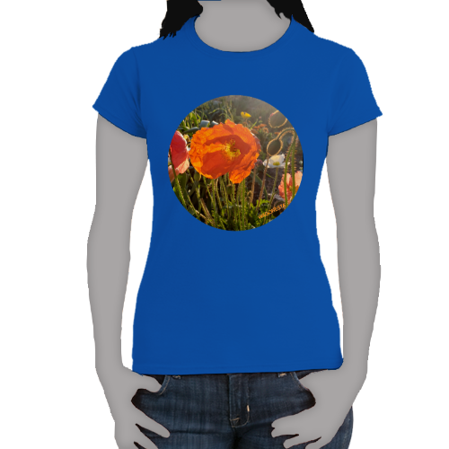 Icelandic Poppies- Women's Softstyle Tee - Gildan +Mug 'n Tee