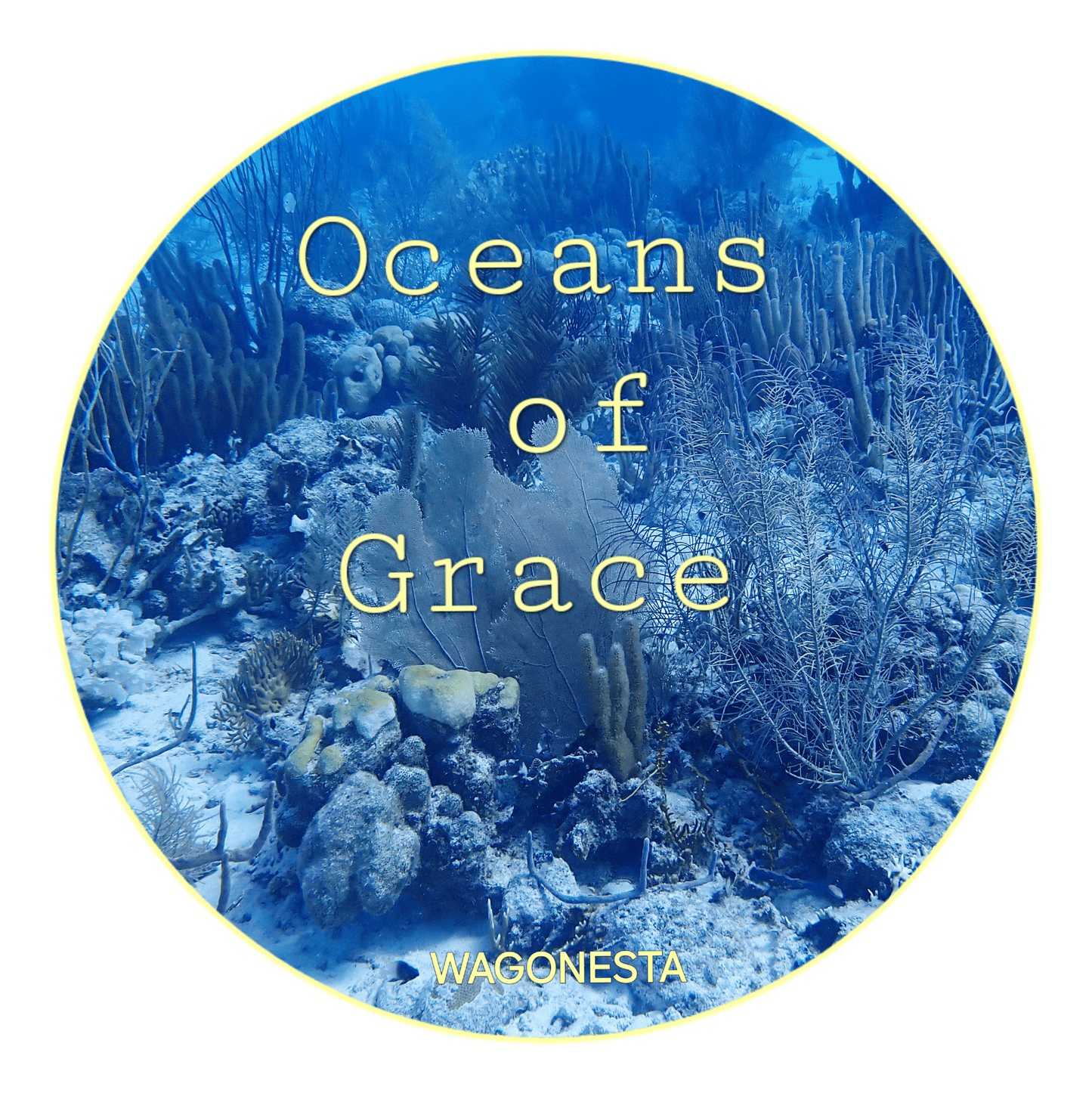 FAITH - OCEANS OF GRACE - Women's 100% Cotton Short Sleeve Tee