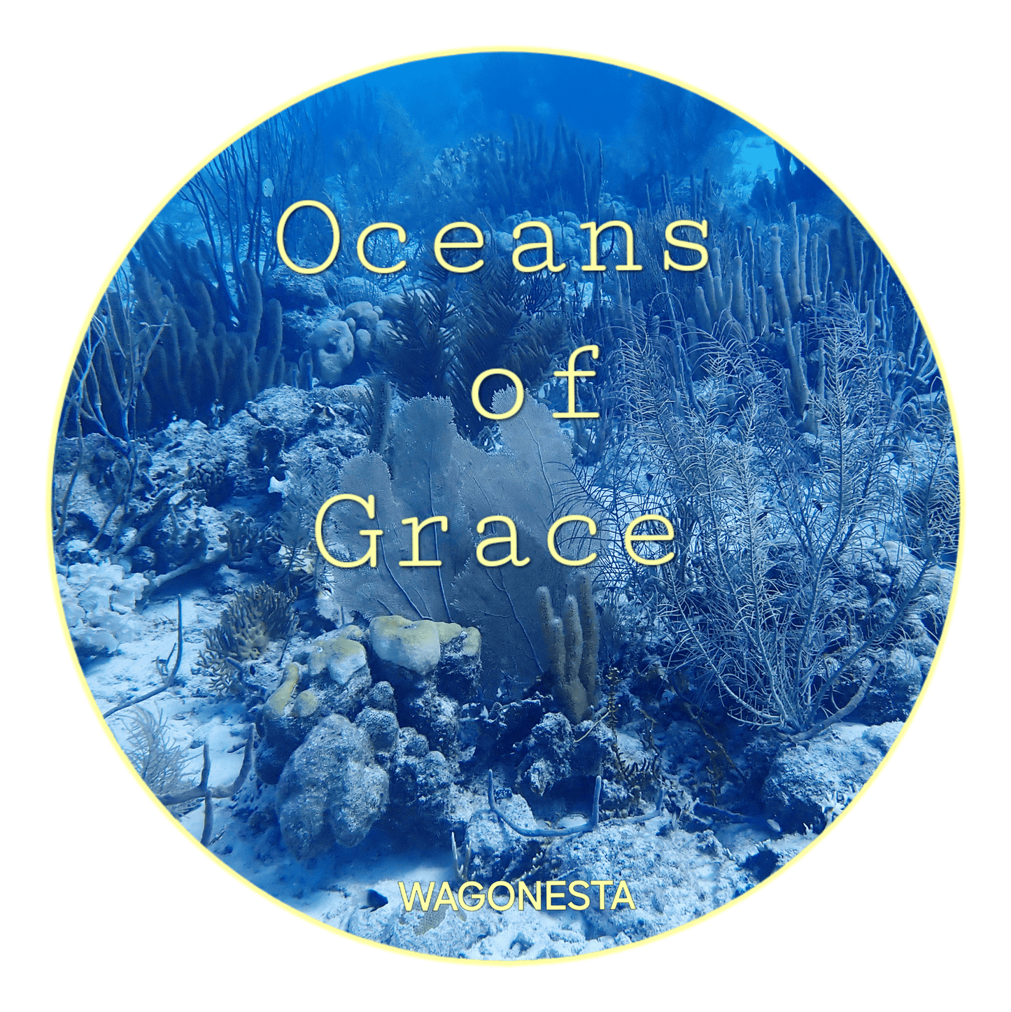 FAITH - OCEANS OF GRACE - Unisex Fitted T - Shirt