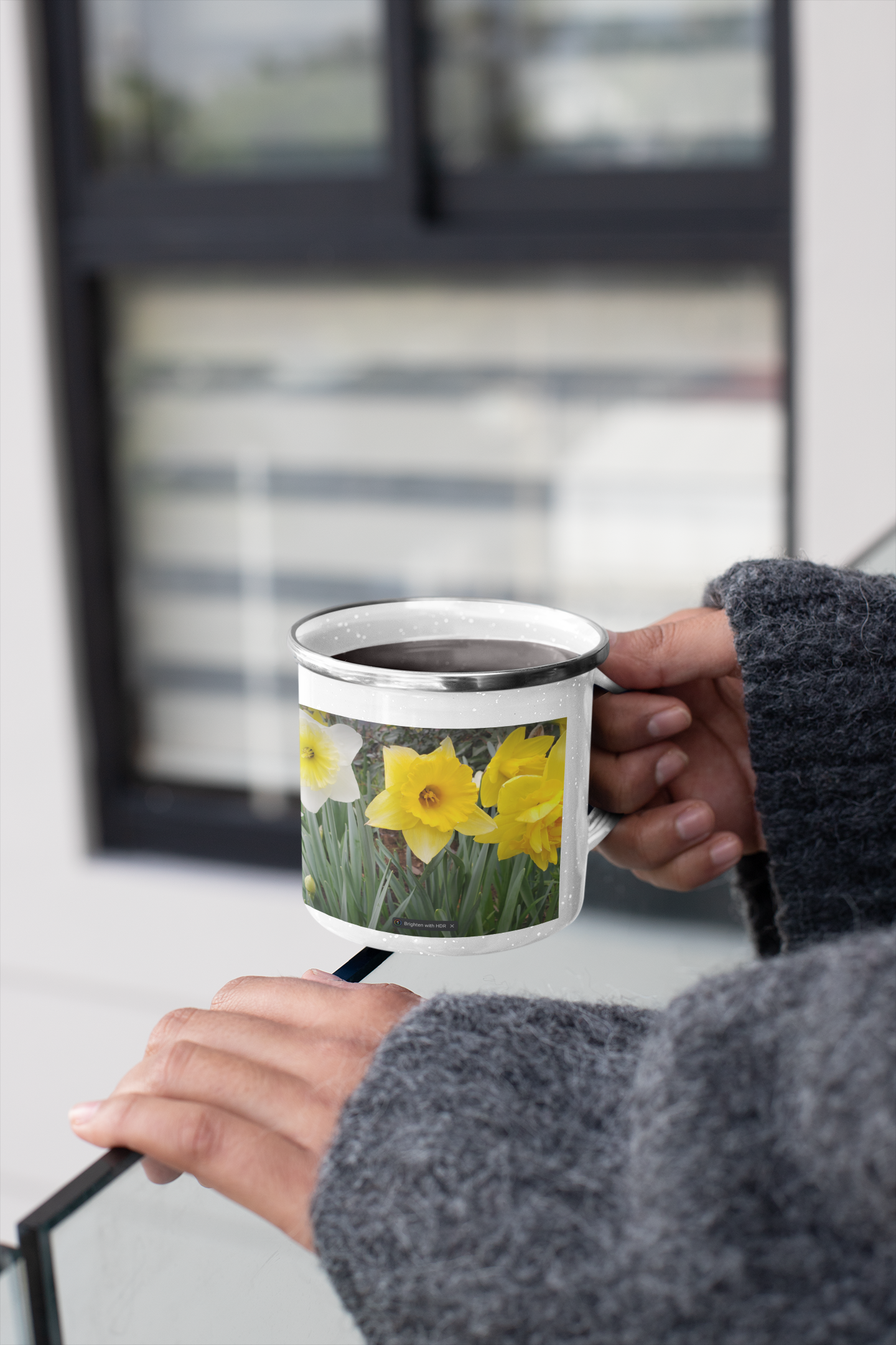 Enamel Mug - Wagonesta - Glorious Daffodils