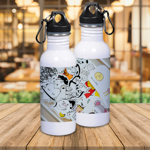 20 oz SS Water Bottle - Templates for You to Personalize