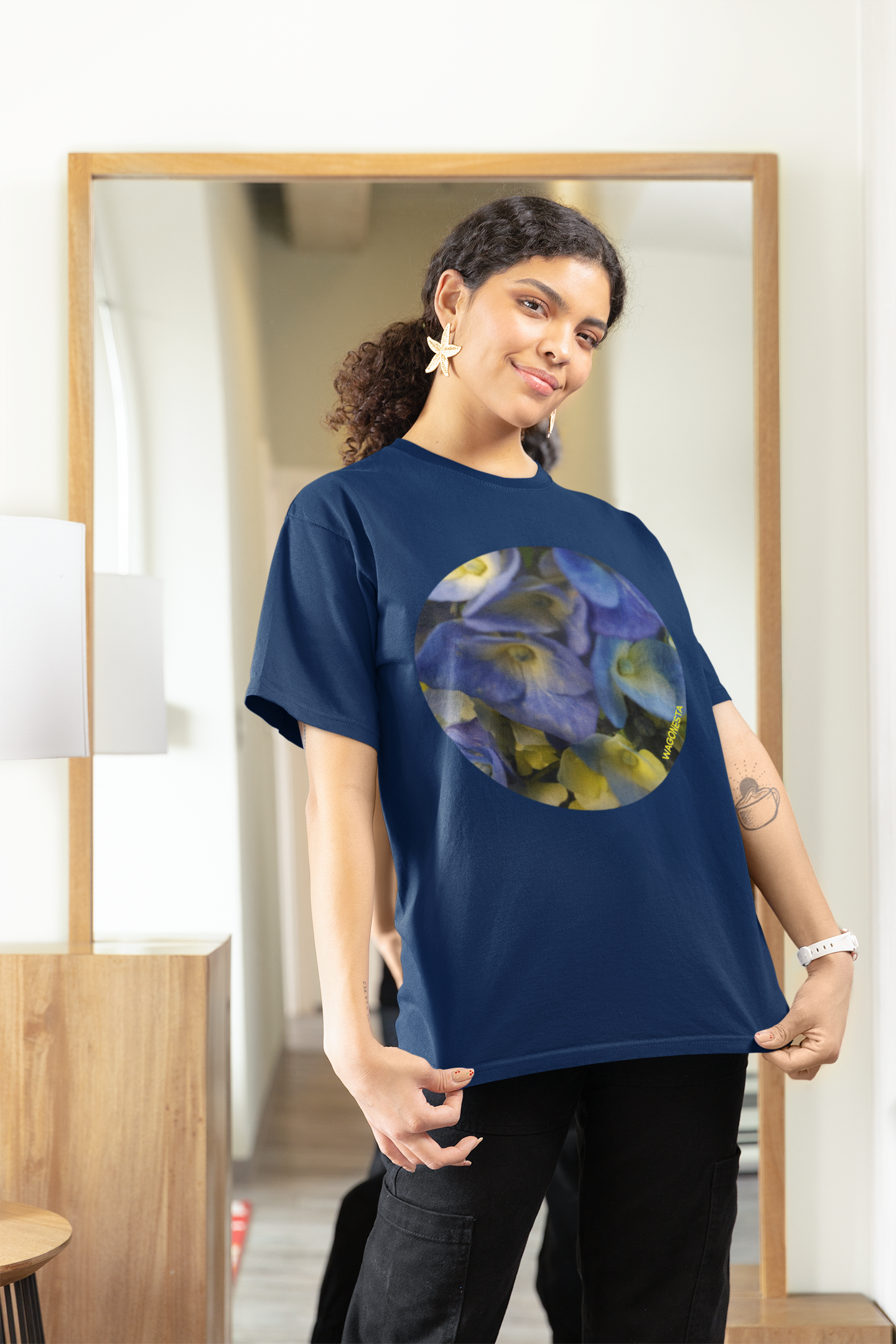 Blue Hydrangea Women's Tee + Mug 'n Tee