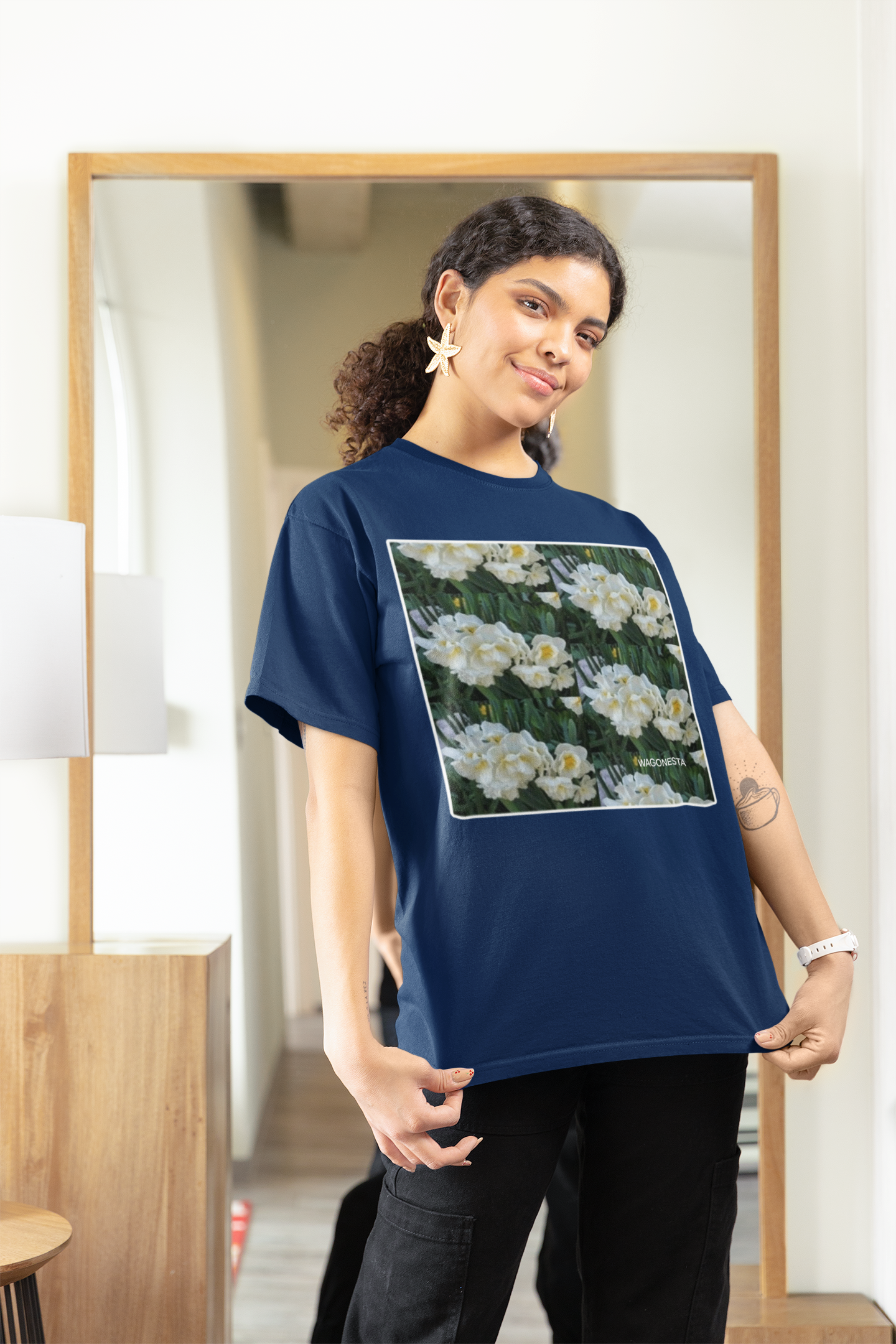 Tiny Daffodils- Women's Softstyle Tee - Gildan + Mug 'n Tee