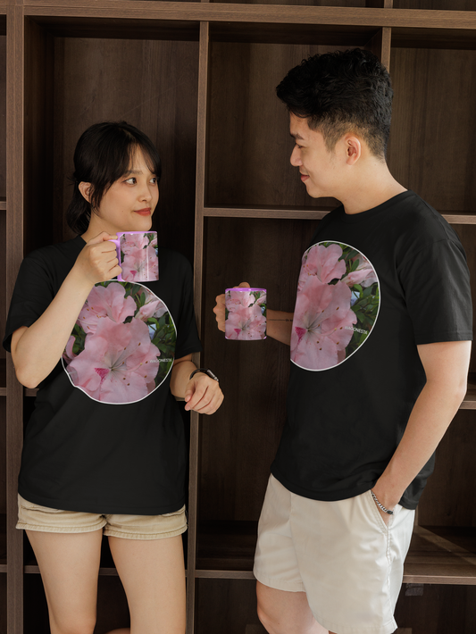 Lt. Pink Blooms - Unisex Jersey Short Sleeve Tee - Bella+Canvas + Mug 'n Tee