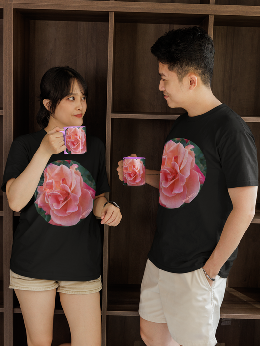 PINK ROSE - Unisex t-shirt
