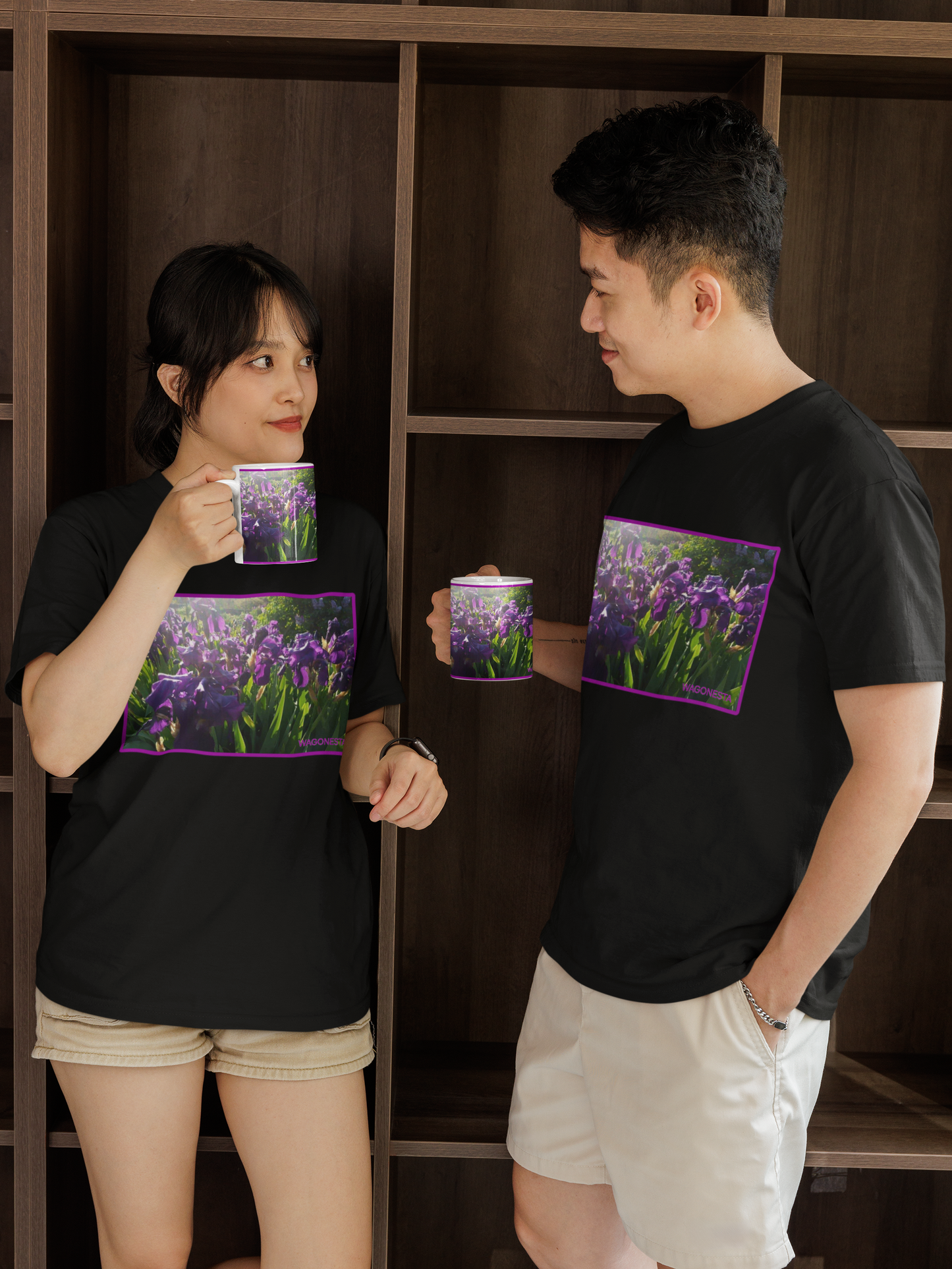 Field of Iris - Unisex Jersey Short Sleeve Tee - Bella+Canvas+Mug 'n Tee