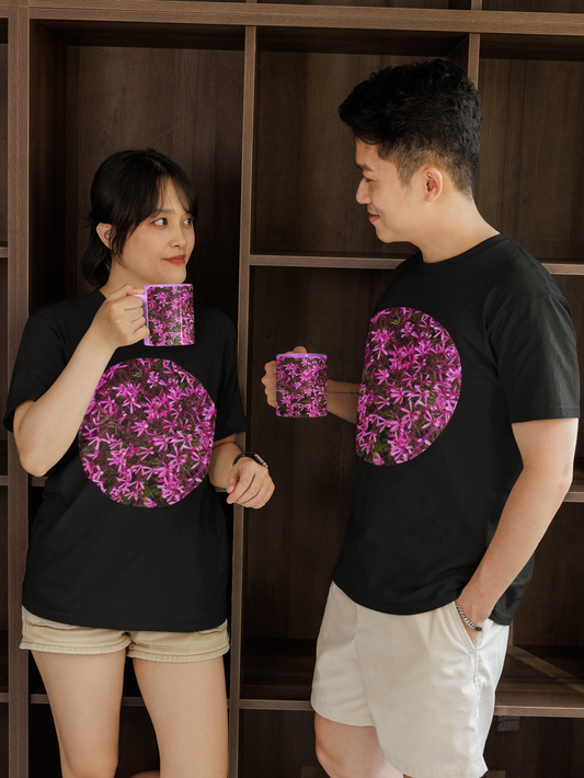 Tiny Pink Petals- Unisex Jersey Short Sleeve Tee - Bella+Canvas + Mug 'n Tee