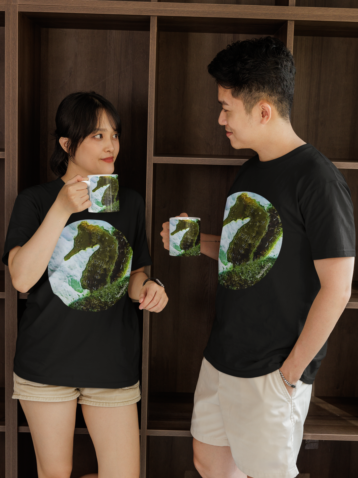 Seahorse - Unisex Jersey Short Sleeve Tee - Bella+Canvas+Mug 'n Tee