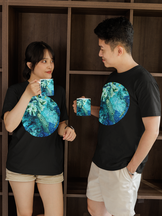 Shades of Coral - Unisex Jersey Short Sleeve Tee - Bella+Canvas Mug 'n Tee