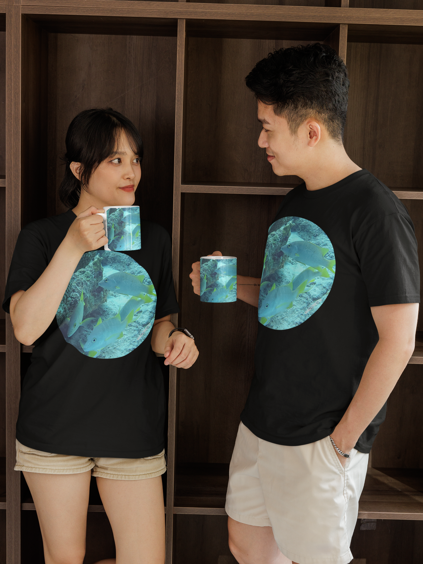 The Magic Underwater- Unisex Jersey Short Sleeve Tee - Bella+Canvas - Mug 'n Tee