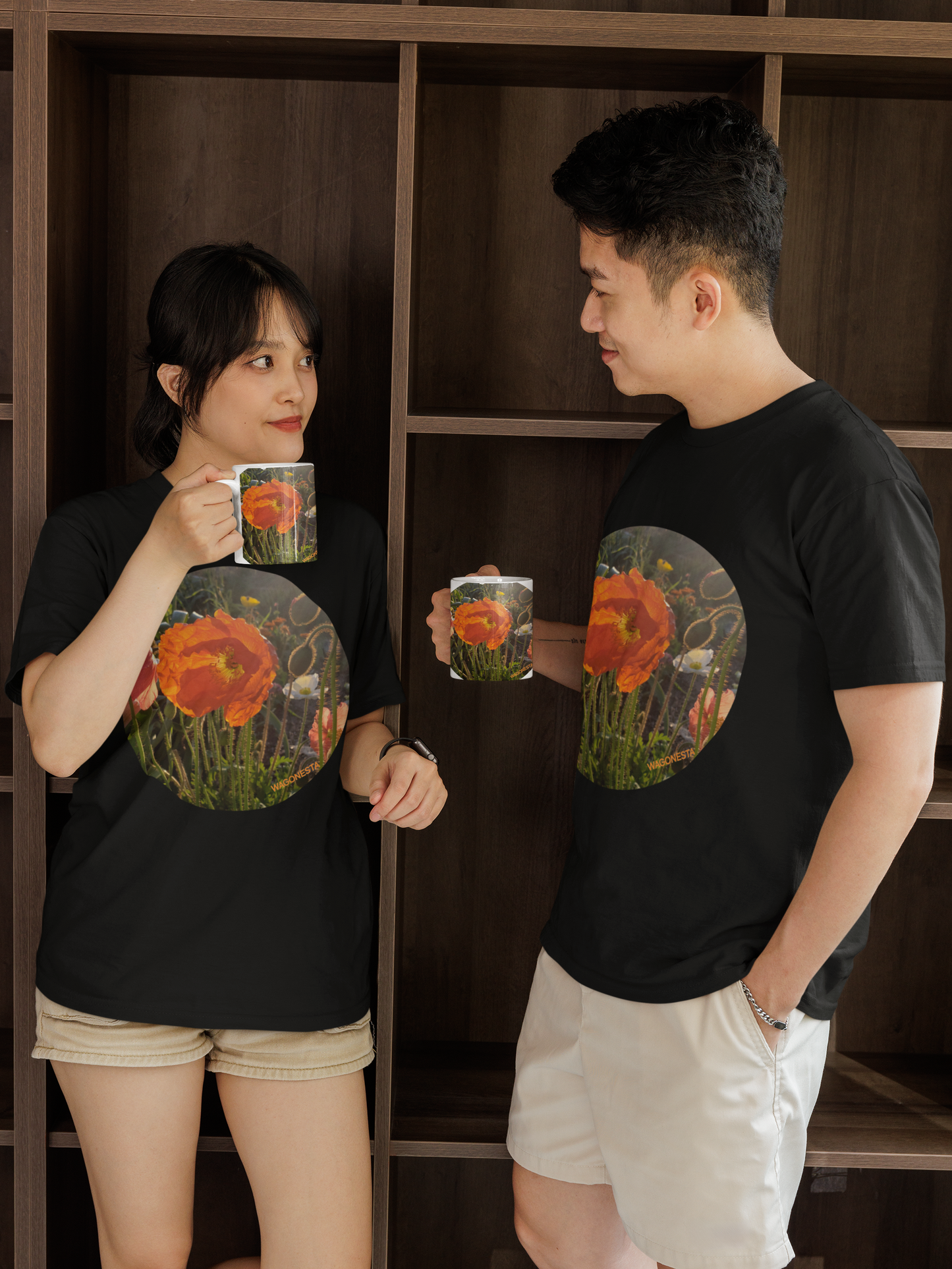 Icelandic Poppies-Unisex Jersey Short Sleeve Tee - Bella+Canvas+Mug 'n Tee