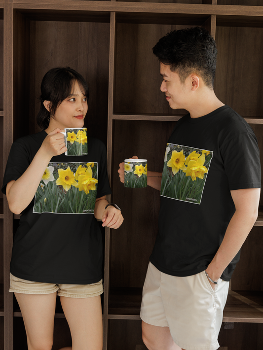 Glorious Daffodils - Unisex Jersey Short Sleeve Tee - Bella+Canvas+Mug 'nTee