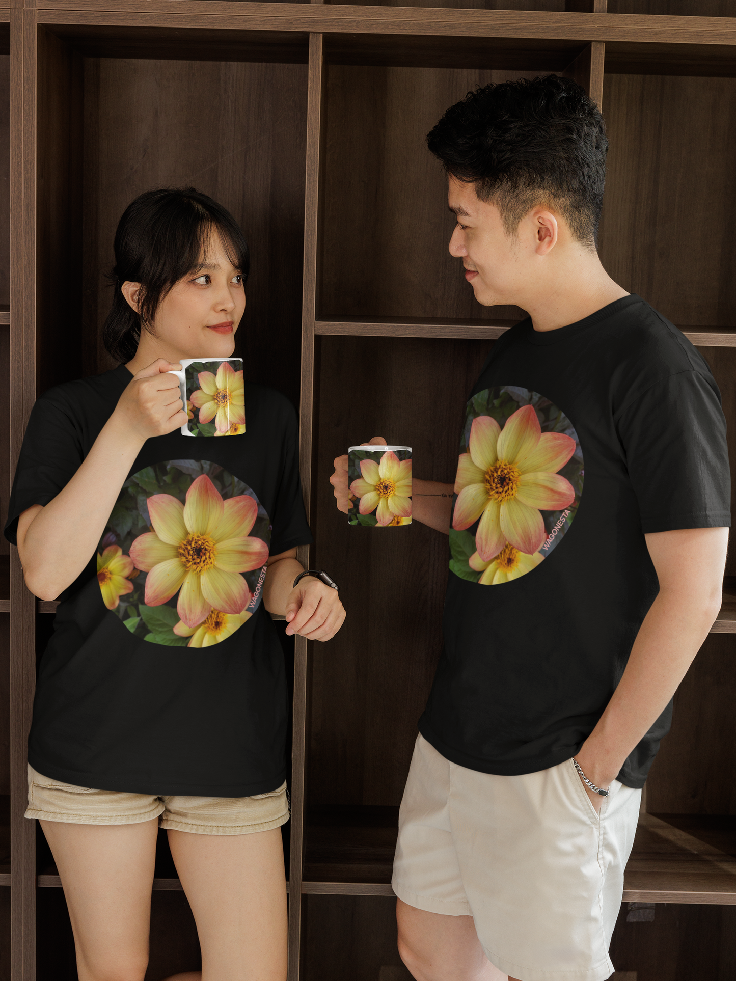 Sweet Flowers - Unisex Jersey Short Sleeve Tee - Bella+Canvas+Mug 'n Tee