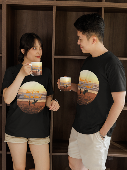 SURFERS GOTTA SURF - Unisex t-shirt