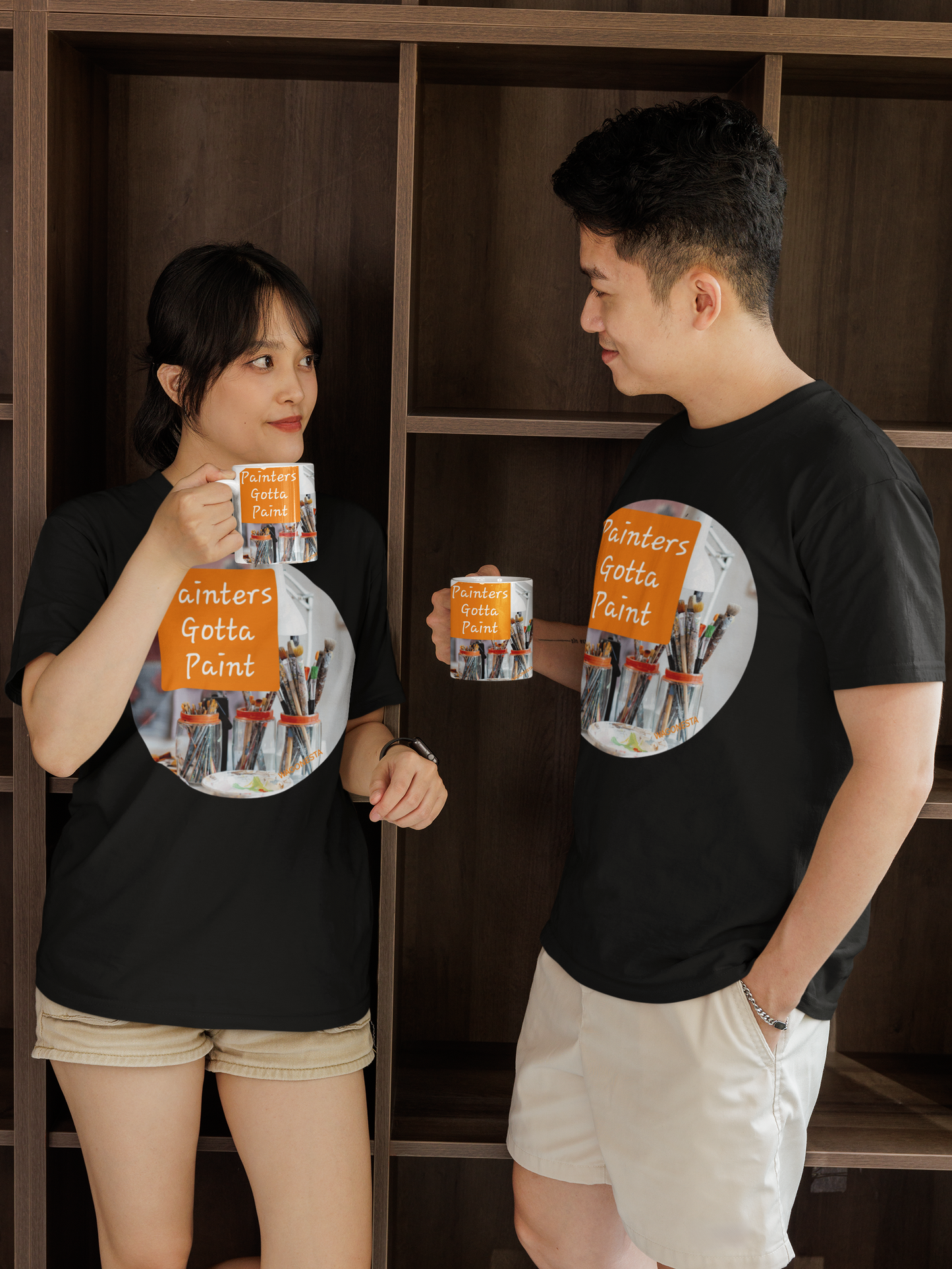 Painters gotta Paint - Unisex Jersey Short Sleeve Tee - Bella+Canvas+Mug 'n Tee