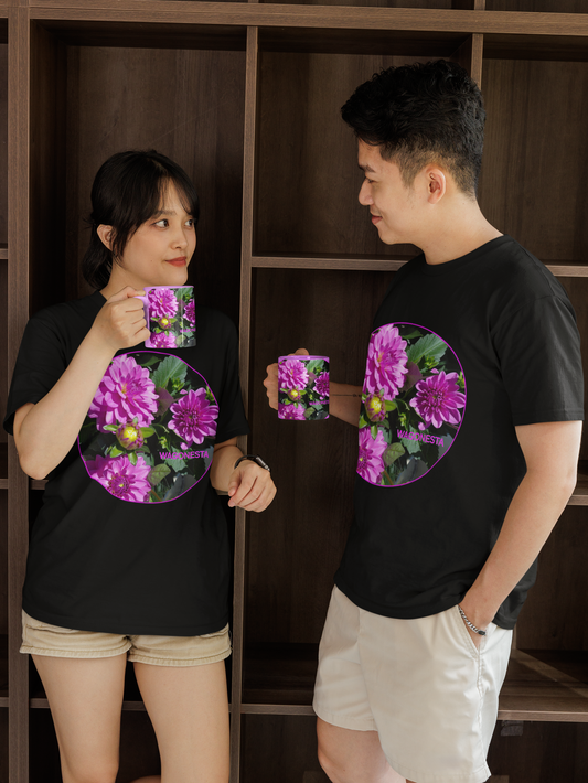 Dahlia- Unisex Jersey Short Sleeve Tee - Bella+Canvas +Mug 'n Tee