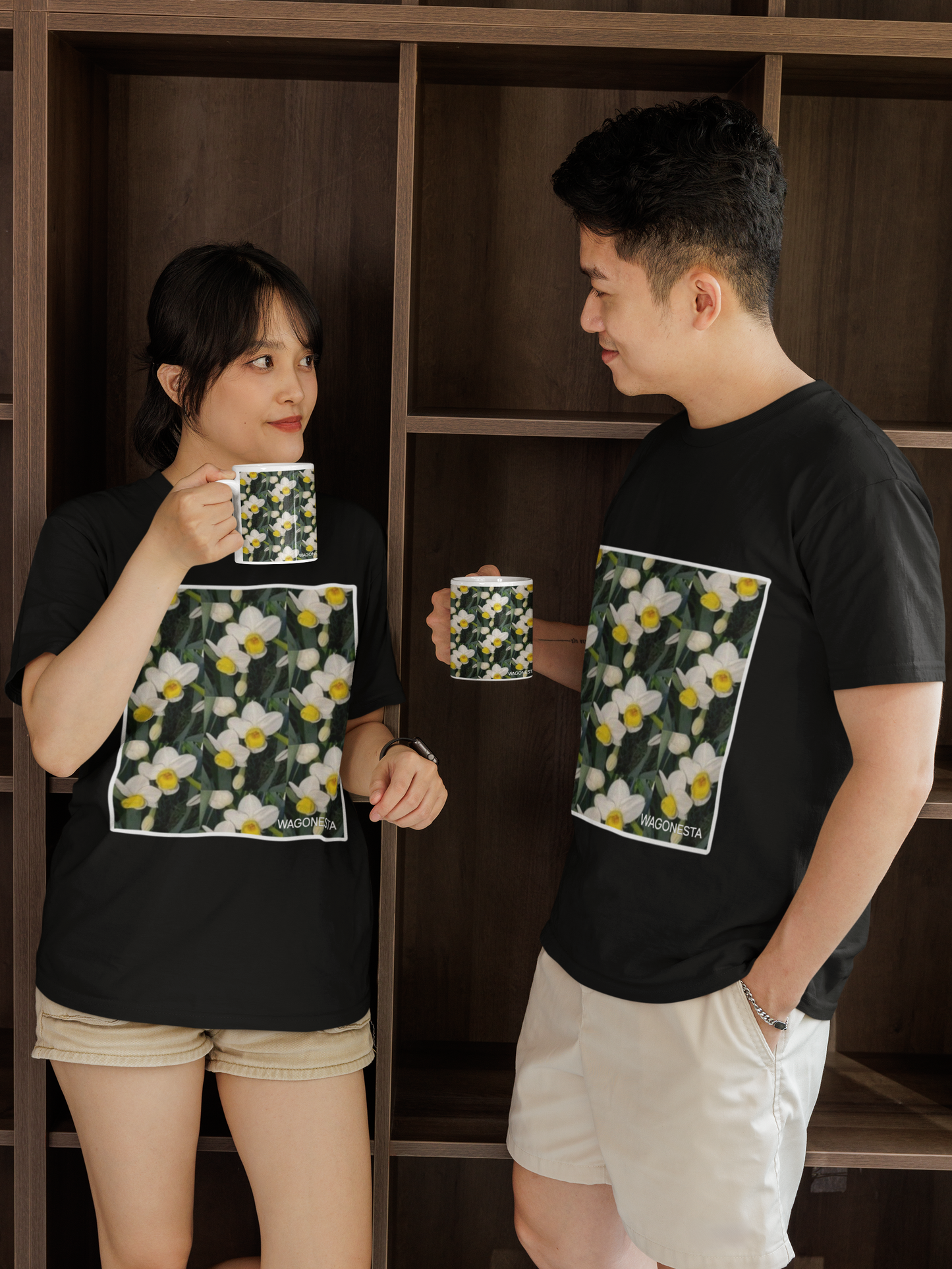 Small Daffodils- Unisex Jersey Short Sleeve Tee - Bella+Canvas+'Tee