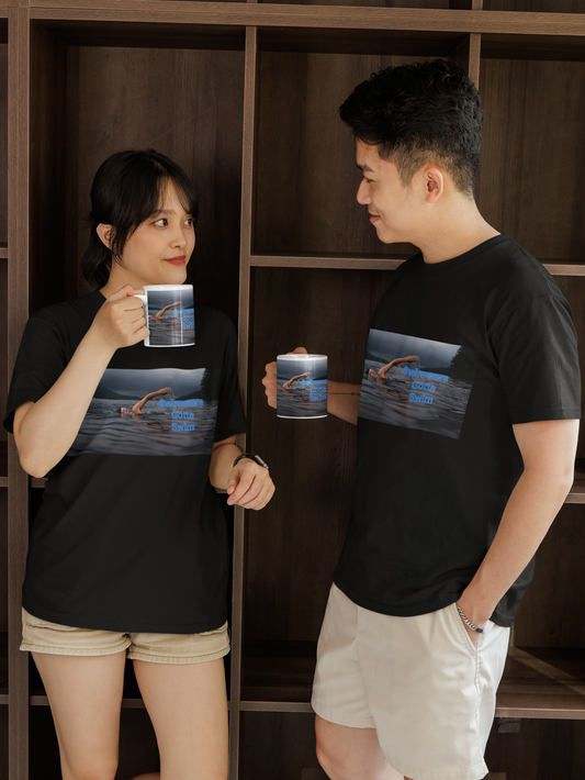 Swimmers gotta Swim - Unisex Jersey Short Sleeve Tee - Bella+Canvas+Mug 'n Tee